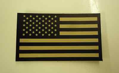 Fwd Usa Flag No Logo Tan On Ir Mb Solasx 2nd 3.5"x2" With Velcro® Brand Fastener