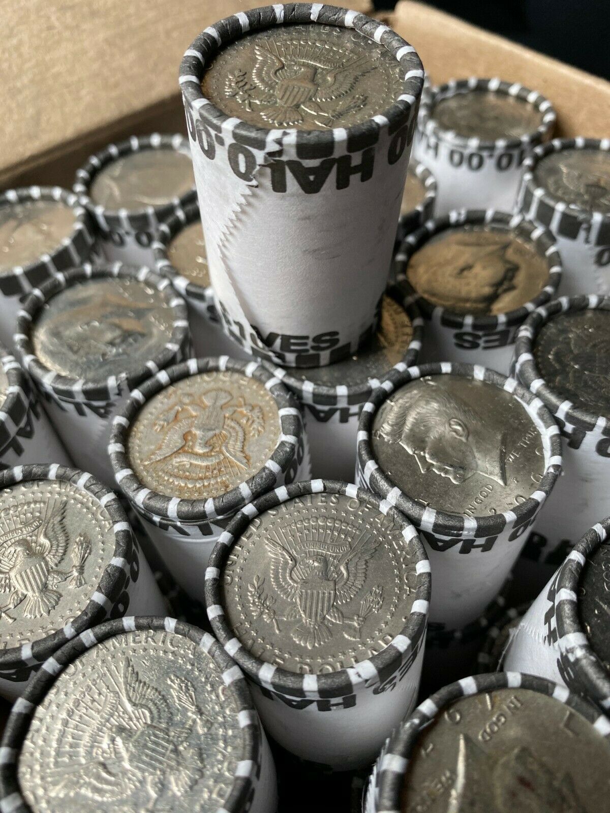 Unsearched Half Dollar Coin Roll (+700 Rolls Sold)