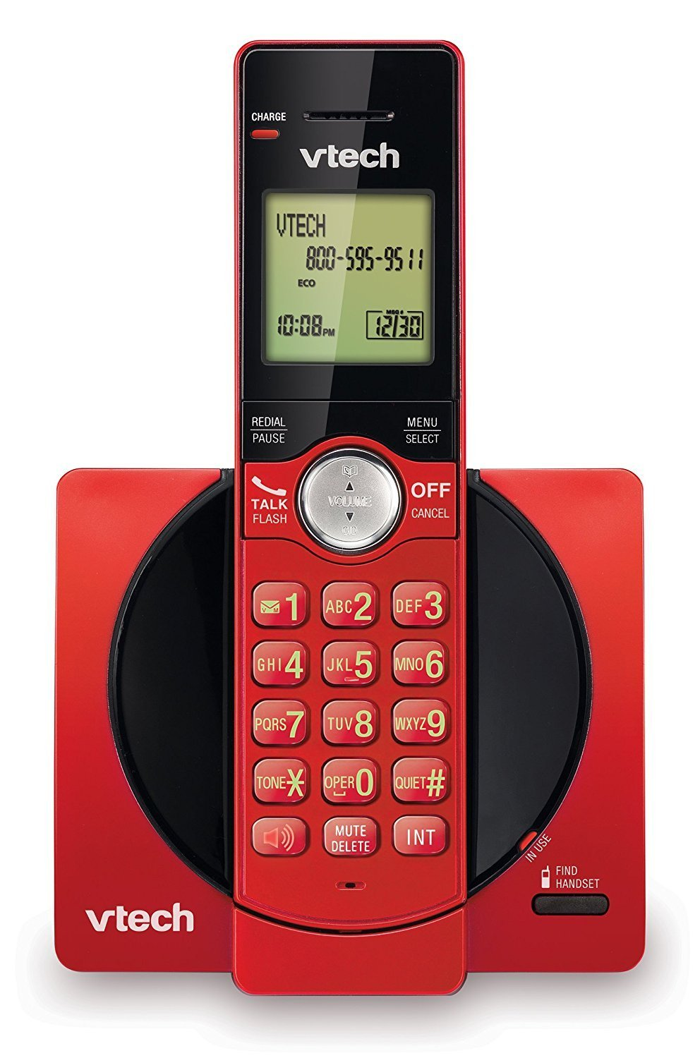 Vtech Cs6919-16 Dect 6.0 Cordless Phone With Caller Id/call Waiting - Red™